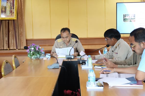 เทศบาลตำบลพะโต๊ะ จัดประชุมคณะกรรมการพัฒนเทศบาลตำบลพะโต๊ะ  เพื่อพิจารณาร่างแผนการดำเนินงาน ประจำปีงบประมาณ พ.ศ.2569